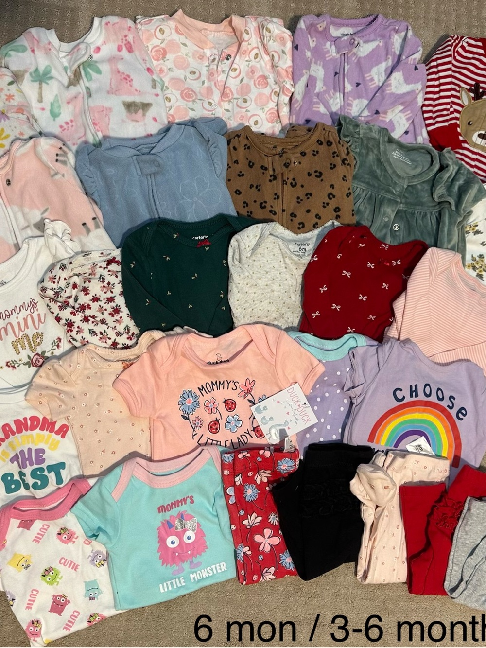 Baby Girl Clothing Lot - 6 month / 3 to 6 month - 25+ pieces